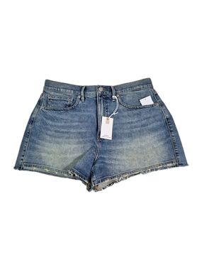 Good American Women's Denim Shorts Size 10/30 Fray Hem 90 Vibes Good Petite 68